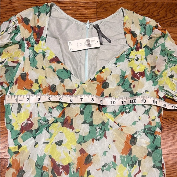 Short sleeve V neck slip midi dress - Picture 10 of 12